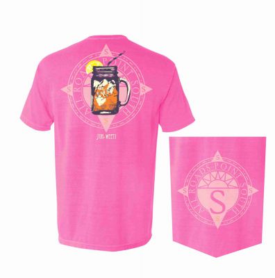 Pink t-shirt with Sweet Tea in a Jar Design